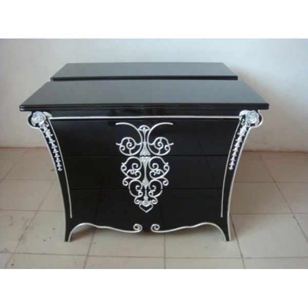 Rustic Home Painted Wooden Cabinets Drawer Sideboard Retro Storage Cabinet