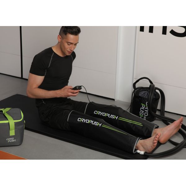 Electric Air Pressure Massage Dual Cold Compression System Full Leg Recovery