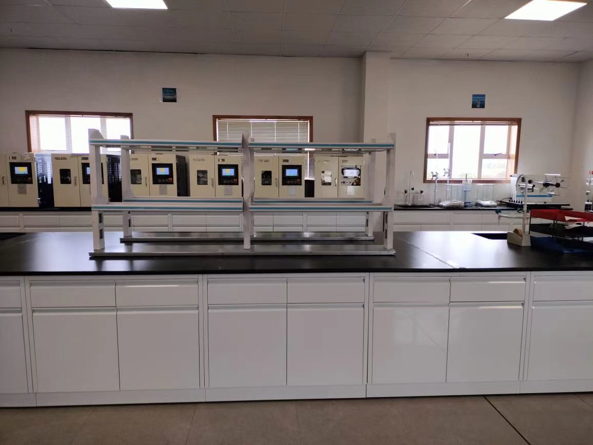 Aluminum Alloy Laboratory Accessories Benchtop Laboratory Reagent Rack For Chemical Storage