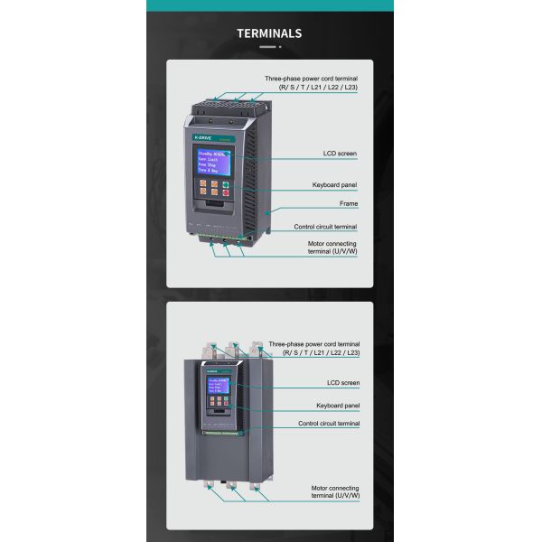 11KW-630KW Soft Starter For AC , Multipurpose Digital Soft Starter