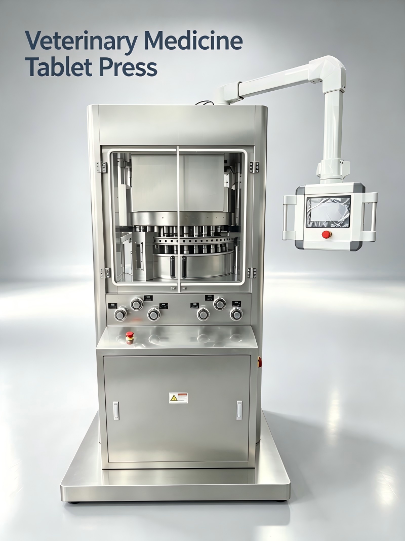 Veterinary Medicine Automatic Tablet Compression Machine Animal Health GMP