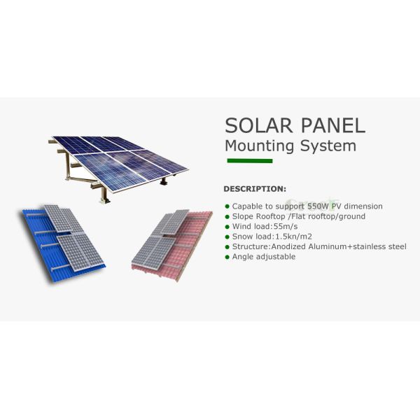 5kw с солнечной системы решетки с инвертором панелей солнечных батарей 550W и обязанности MPPT