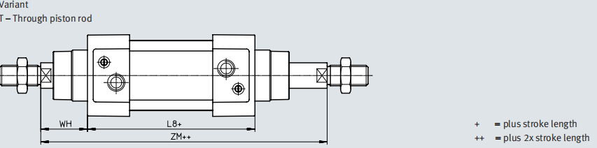 Lightweight Aluminum ISO15552 TPE-U PU ISO 6431 FESTO Adjustable Pneumatic Cylinder 646775 DSBG-80-100-PPV-N3 For Industrial