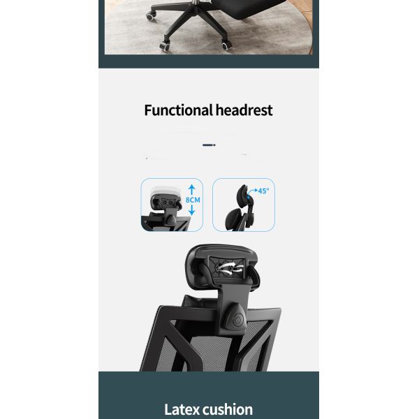 Ткань латекса сплетенная валиком регулирует стул домашнего офиса уча приемную e - игру спорт