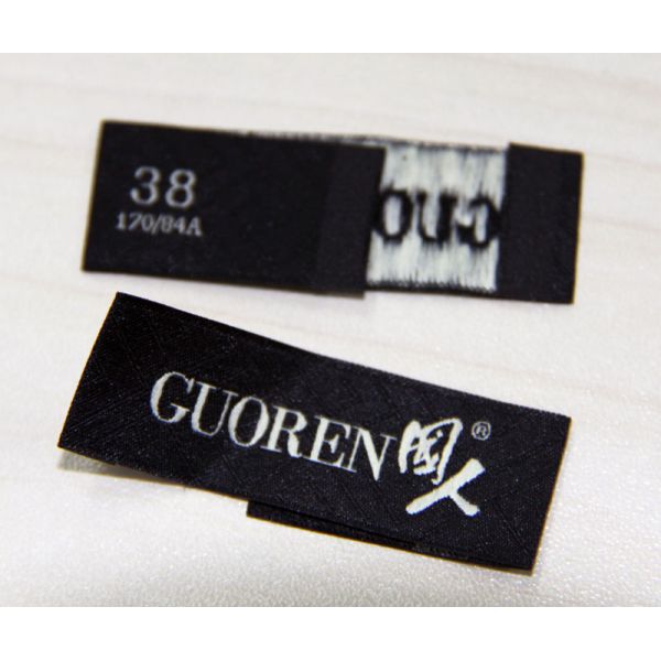 Eco-friendly Washable Brand Clothing / Garment / Apparel Woven Label Shrink-proof