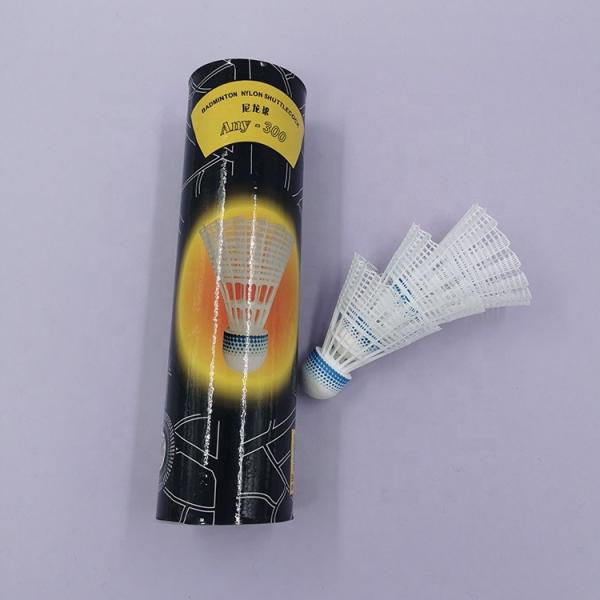 Stable Nylon Badminton Shuttlecock 300 Train Gym Fitness Yellow Badminton Balls Durable