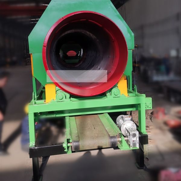 Topsoil and Compost Screening Made Easy with Mobile Trommel Screen Steel Plate Punch Hole