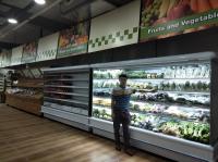 Fã aberto luxuoso do refrigerador de Multideck do supermercado que refrigera o comprimento personalizado