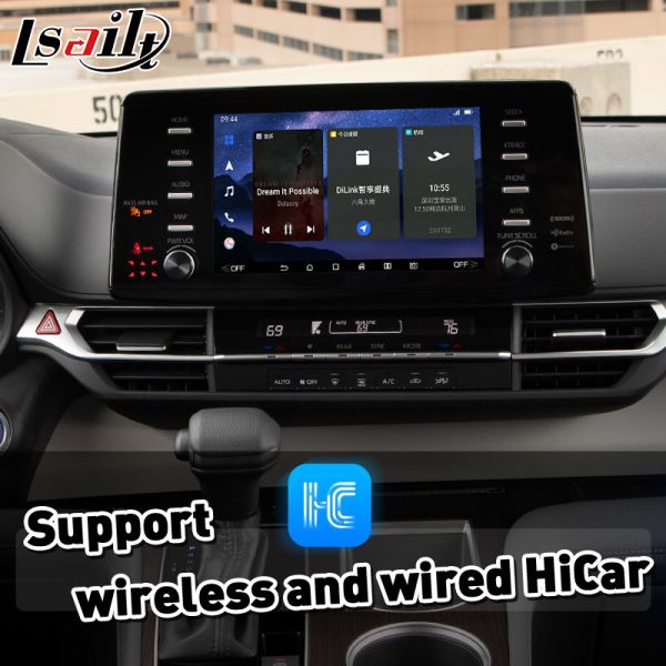 Lsailt Wireless Android Auto Carplay Interface for 2021-Present Toyota Sienna LE XLE XSE