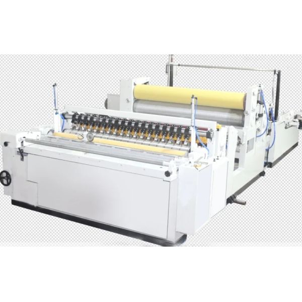 JRT / Maxi Roll / HRT Toilet Paper Rewinding Machine Semi Automatic Toilet Paper Making Machine