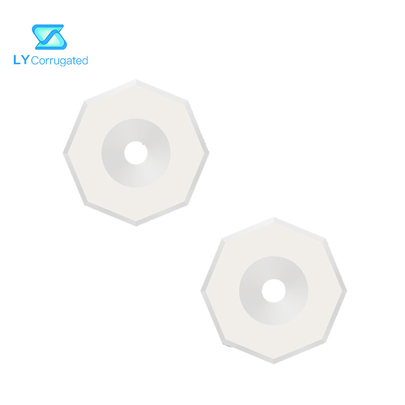 Белое промышленное лезвие автомата для резки ткани кашемира режа лезвия двойное, который встали на сторону Nano керамическое восьмиугольное