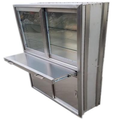 SUS304 Hospital Instrument Cabinet Rust Proof Adjustable Stainless Steel Medical Furniture