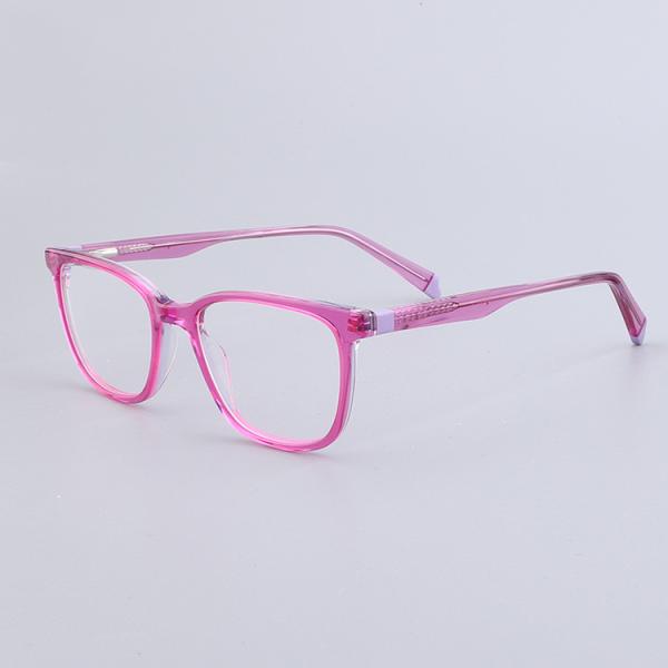 45mm Retro Acetate Optical Frame For Unisex Eyeglasses