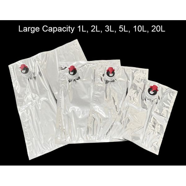 Aluminum Foil Bag in Box Butterfly Valve Spout Pouch Bolsas Para Jugos Liquidos BIB Plastic Spout Bag