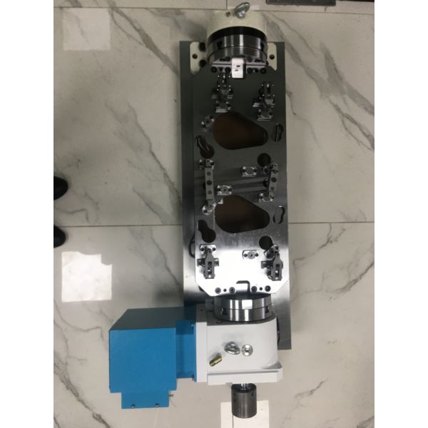 Precision 170mm 4th Axis CNC Rotary Table With Motor / Bearing Steel Construction