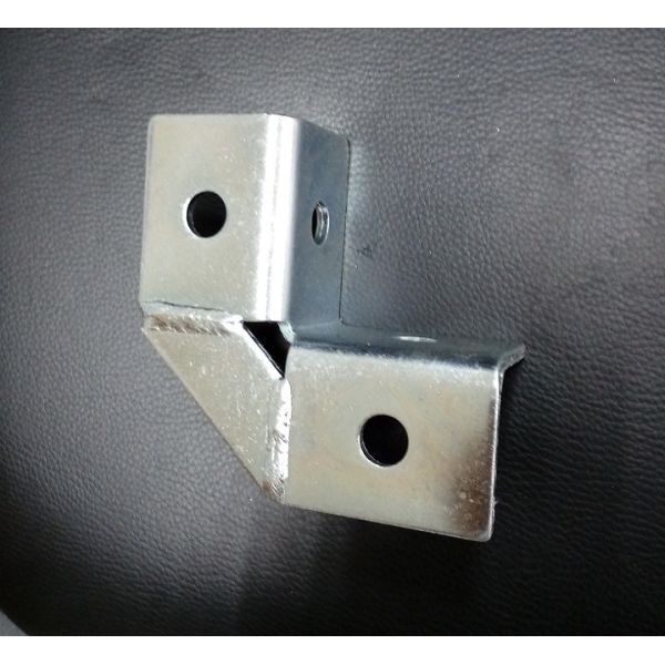 90° channel connectors welded reinforced
