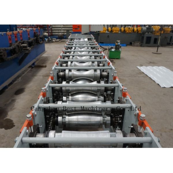 Aluminum Glazed House Ridge Cap Forming Machine For Roof Building