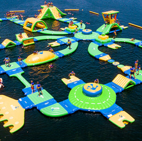 Factory Hot Selling Inflatable Aqua Park outdoor Floating Play Adventure Games floating Inflatable Water Park for Sale