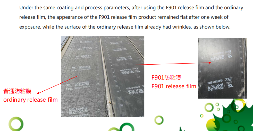 Barrier Type F901 Silicone Coated Release Liner