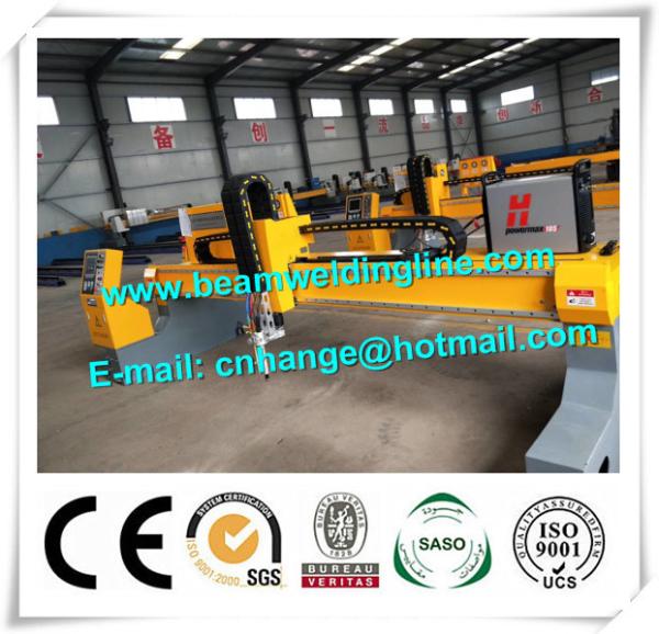 CNC Plasma Metal Cutting Machine , Gantry Sheet CNC Plasma Cutting Machine