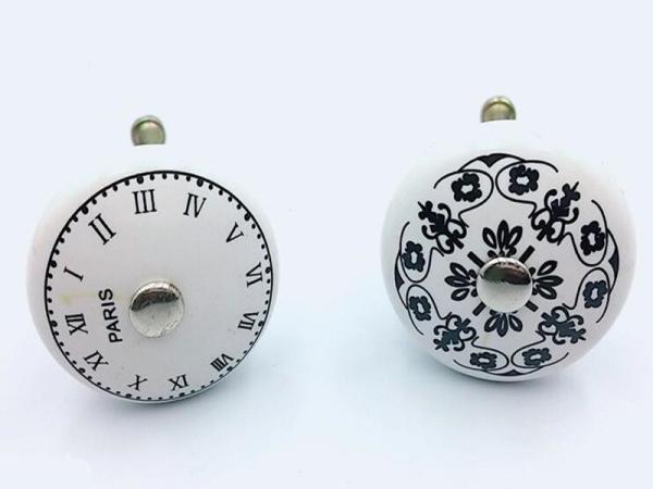 Cabinet Porcelain Handles And Knobs Zinc Dresser Handles Pattern Ceramic Furniture Handles