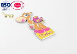 Customized 3d  Soft Enamel Souvenir City Refrigerator Magnet Custom Logo Metal Magnet Fridge  For Tourist
