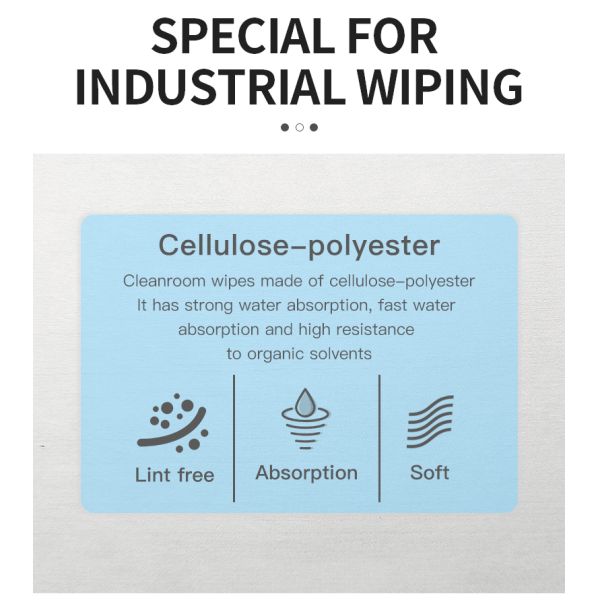 Сверхмощная Nonwoven промышленная чистка обтирает магазин Rags крена промышленный обтирая