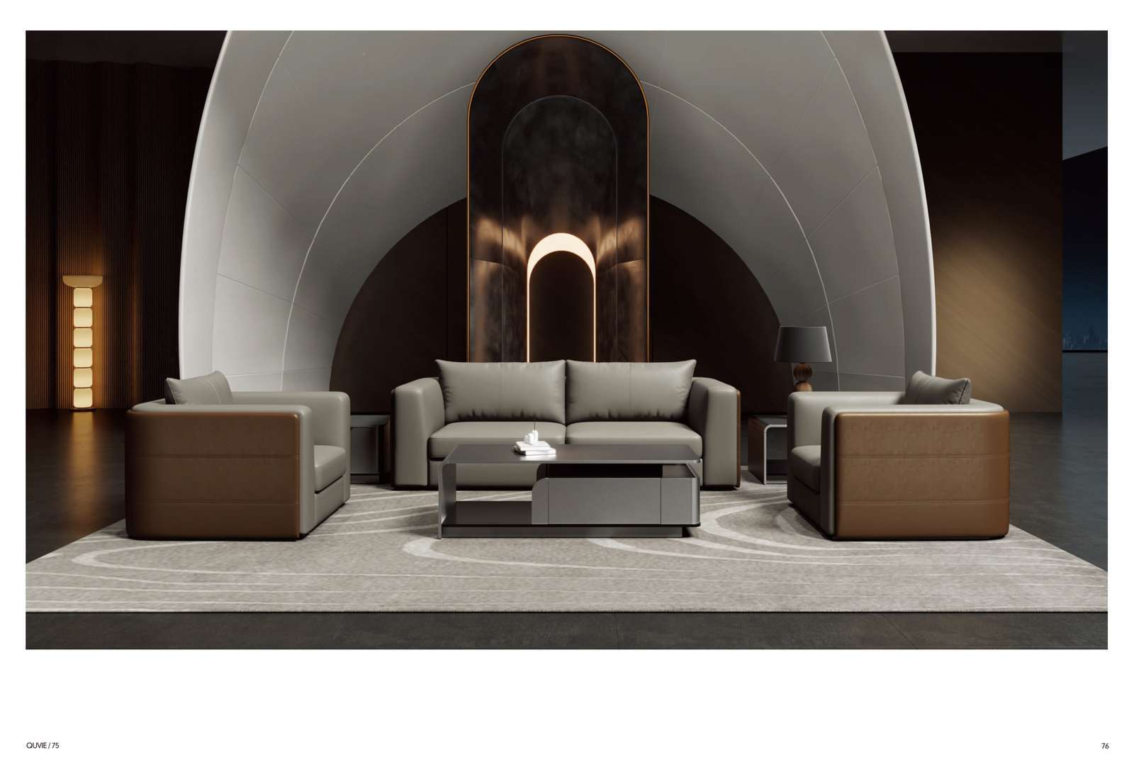 QUVIE Executive Desk QY-KBBT32-Private Office