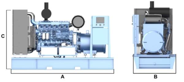 Générateur diesel à refroidissement par eau de 200 kW 250kva 250kw