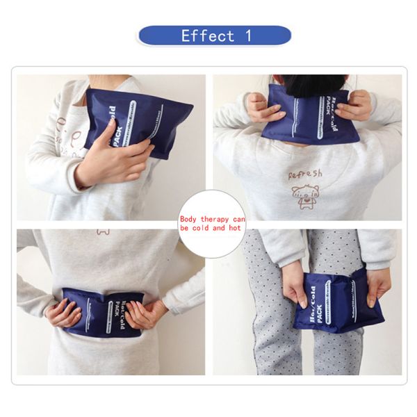 Спортивный компресс Микроволновая 200 мл Мягкая многоразовая горячая холодная терапия Гел-пакет Ледяная подушка Охлаждение Отопление Аварийная боль