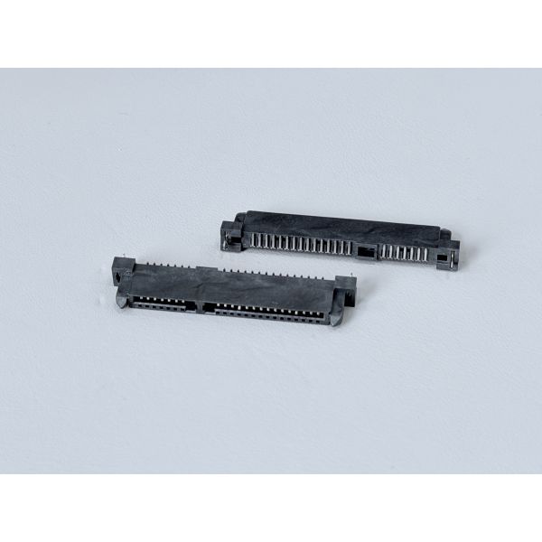 SATA 22P Female Connector | Pin SMT PCB Terminal Connector | G/F Gold-Plated Electrical Signal Female Connector for Server, Automotive, Wire Cable Applications