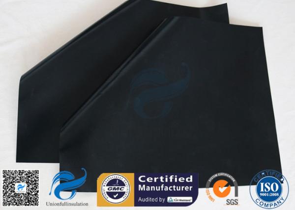15.75x13 BBQ Grill Non Stick Silicone Baking Mat FDA Black 0.12MM PTFE Baking Liner