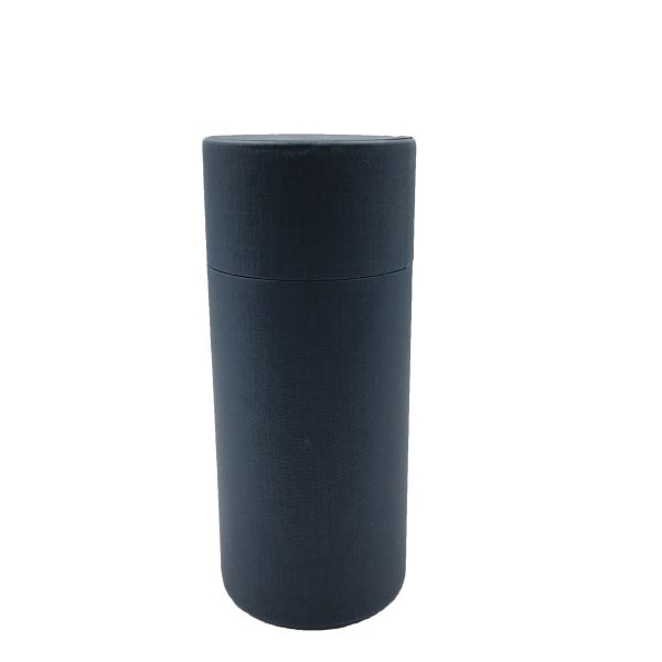 Pantone Rigid Gift Boxes Paper PT03 Navy corrugated cardboard tube Boxes Tea Storage Packaging