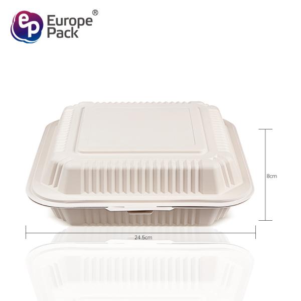 Wholesale biodegradable tableware 1500ml disposable food takeaway box
