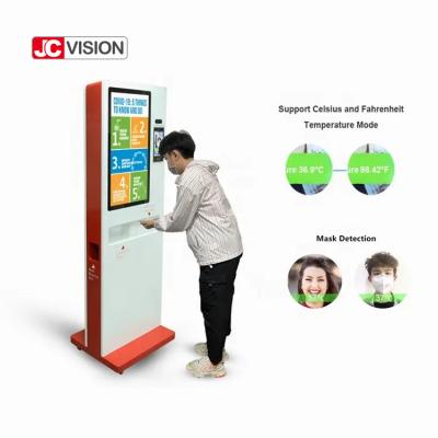 Dispensador automático Máquina de quiosque de autoatendimento para 1000 ml Drip Gel Spray Sanitizer