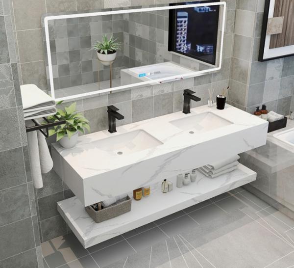 Wear Resistant Polished Bathroom Vanity Countertops