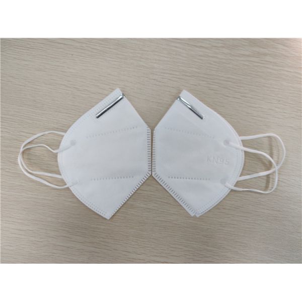 KN95 Respirator Earloop Procedure Masks , Anti Bacterial Mask Folding 10*15cm