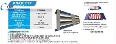 Vehicle Inspection Equipment CTZR Free Roller Customizable Free-Roller For Vehicle