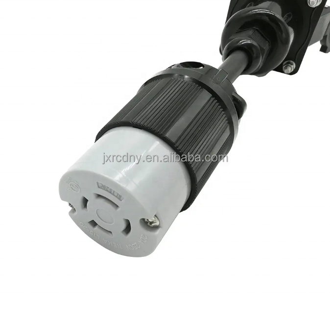 Female Socket J1772 to NEMA 15-20 Plug Electric Vehicle Charging with RDC EV Adapter