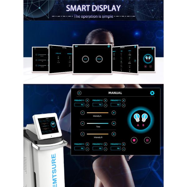 55 дюймов мощность 2000 Вт EMS Slimming Machine для салона красоты мышцы добавлять жир сокращение