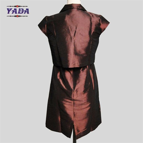 Женский осенний верхний костюм + жилет два куска винтажного костюма с ошейником простых моделей