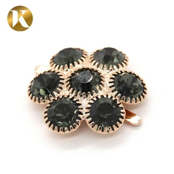 Custom Decorative Shoe Clips , Flower Shape Shoe Accessories Clips
