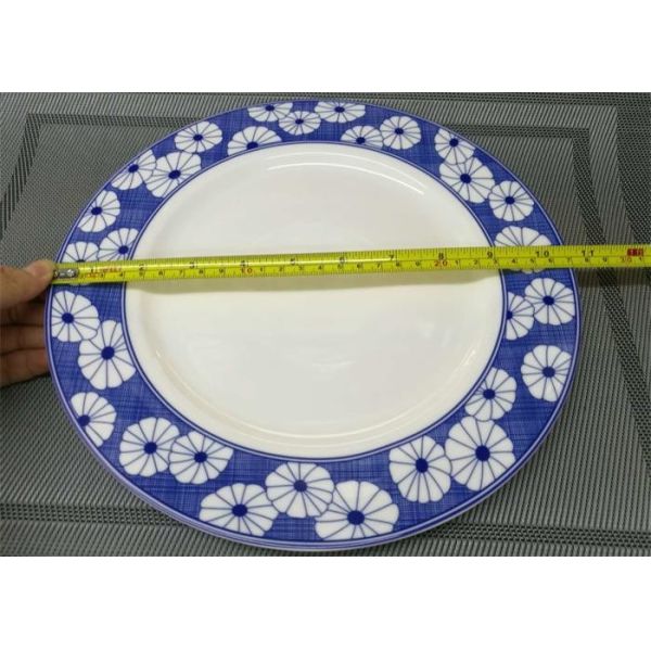 Дя. картины плиты плит фарфора 27км оправа белой керамической круглой декоративной широкая