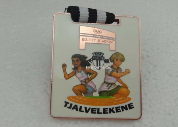 Marathon Running Award Metal Souvenir Medal Die Casting Antique Gold