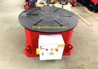 Plataforma giratória de solda horizontal do Positioner 10T com a caixa de controle da mão