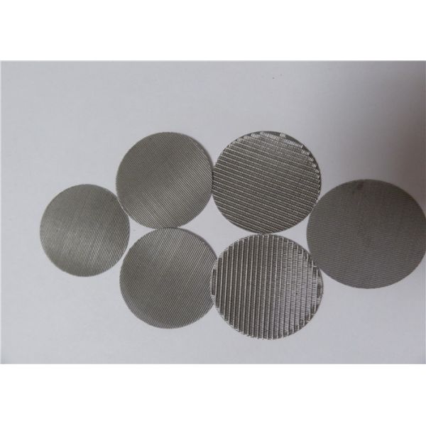 80 Mesh Count Screen Mesh Three Layer Diameter 324 Mm For Plastic And Rubber Extruder