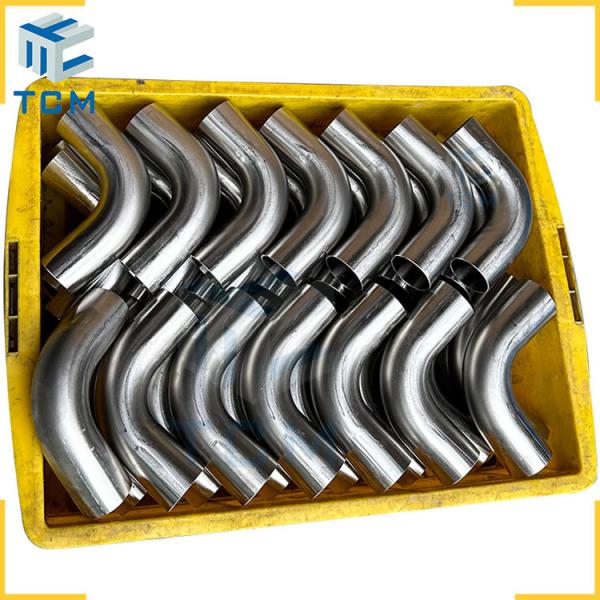 ASME BPE 90 Degree Steel Elbow Automatic Polishing Machine Internal PLC