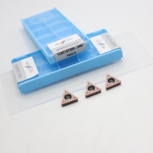 Coated Carbide Turning Insert TCMT09 TCMT11 TCMT16 Positive CNC Insert with 3MU Semi-finish chipbreaker