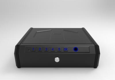Electronic Portable Handgun Case with Biometric Indentification Safe Security Level A1