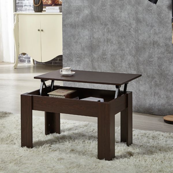 E1 MDF PVC Multifunctional Folding Lift Table 80cm Length
